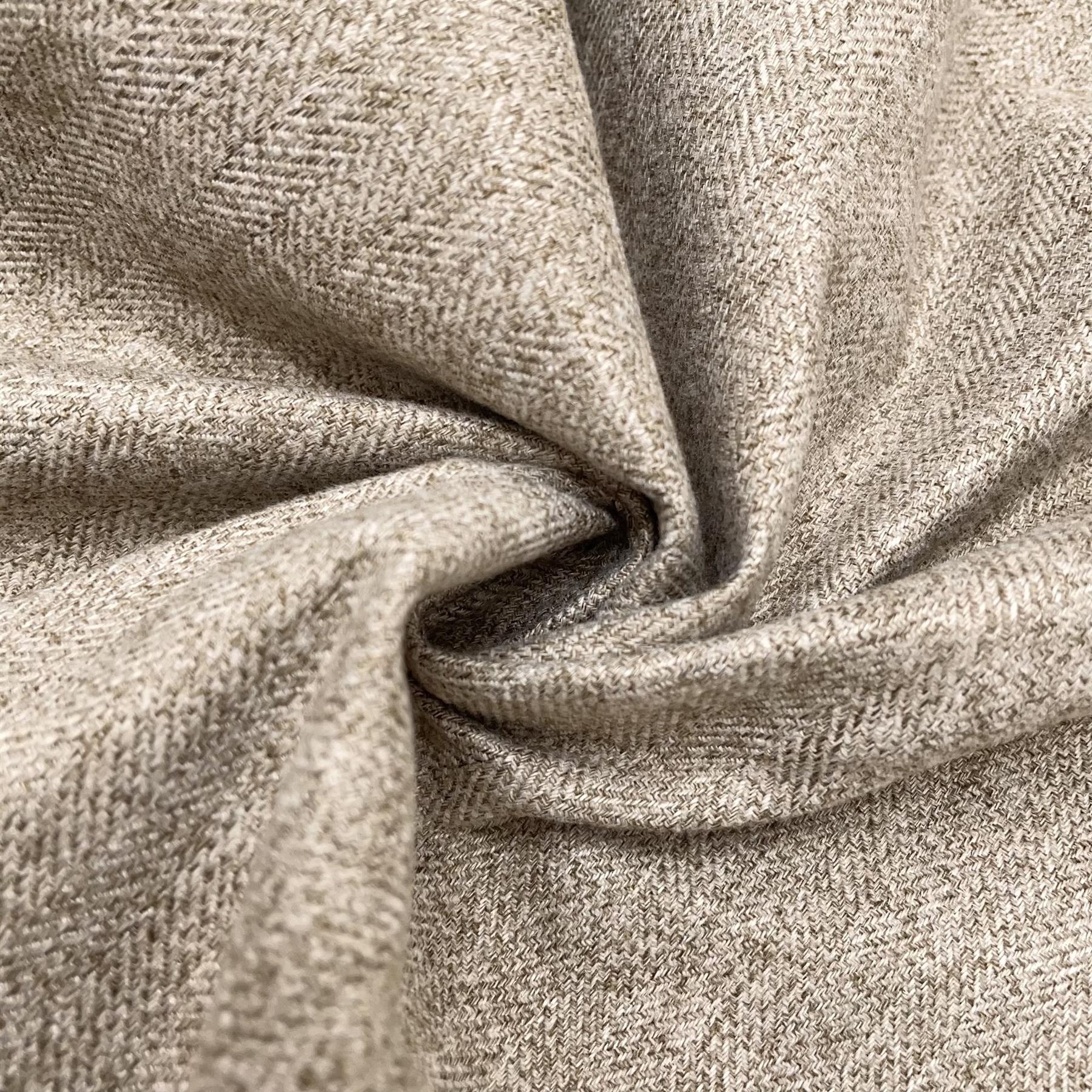 Fire Retardant Rustic Tweed Faux Wool Look Chevron Woven Upholstery Fabric - Picture 48 of 57