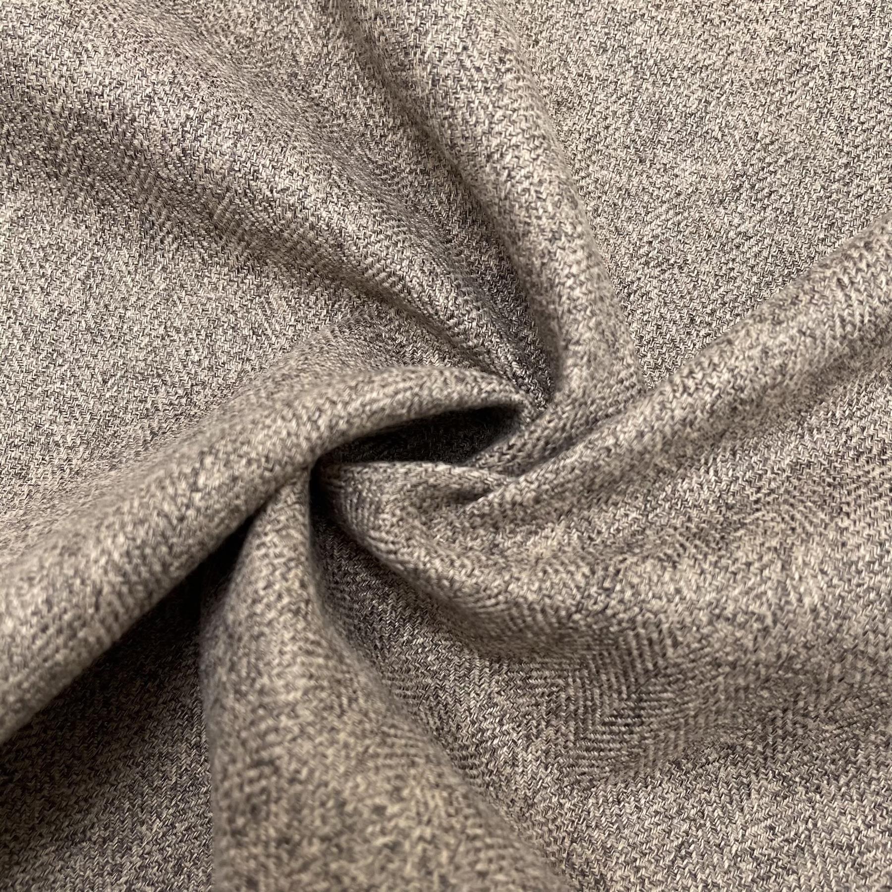 Fire Retardant Rustic Tweed Faux Wool Look Chevron Woven Upholstery Fabric - Picture 41 of 57