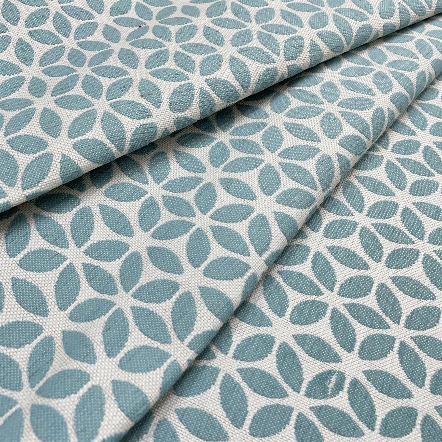 Balham Geometric Fire Retardant Woven Heavy Furnishing Upholstery Fabric - Picture 5 of 23