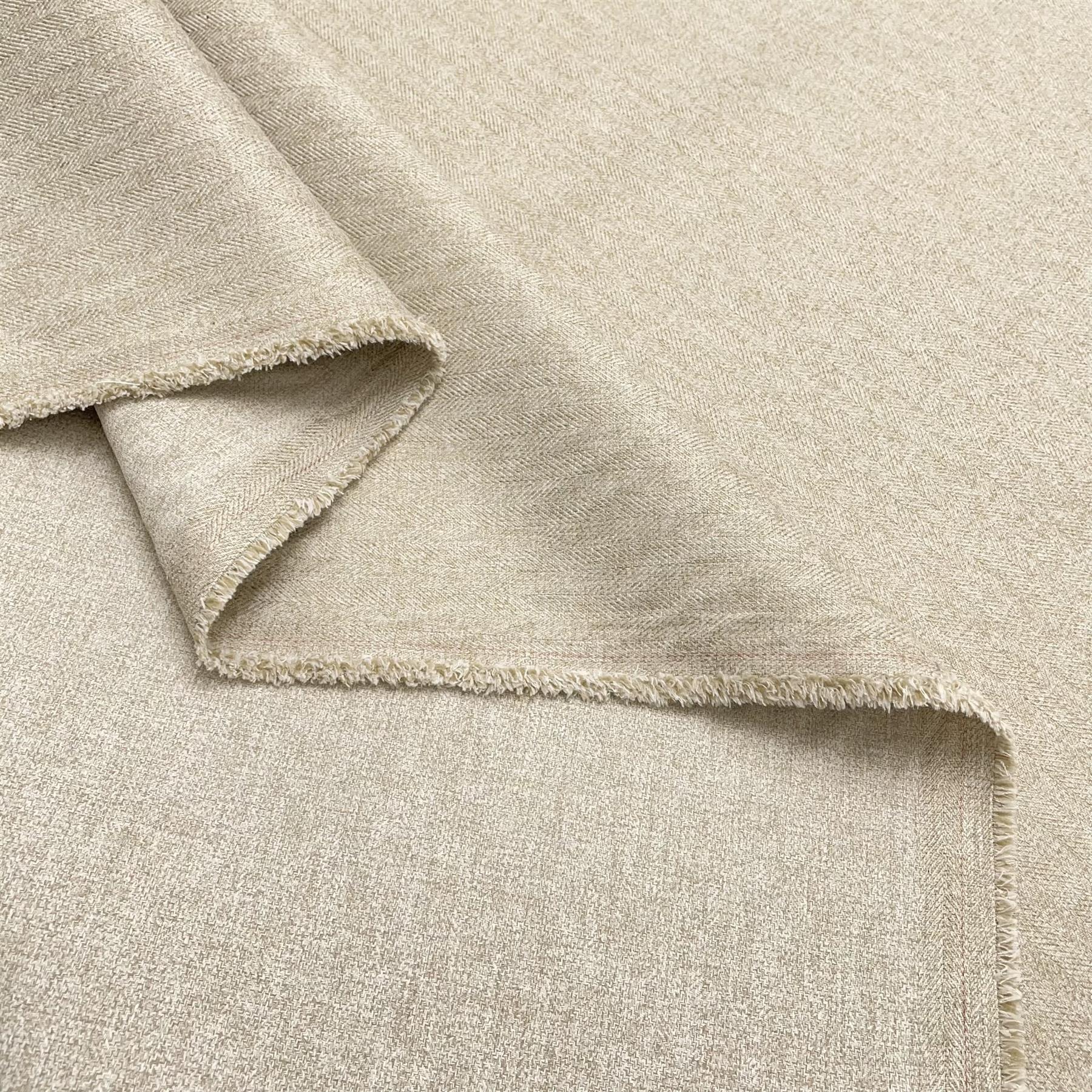Fire Retardant Rustic Tweed Faux Wool Look Chevron Woven Upholstery Fabric - Picture 19 of 57