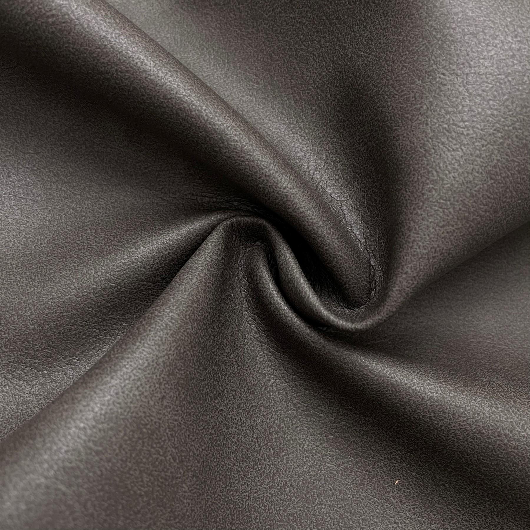Distressed Mottled Plain Faux Leather Sofa Seating Upholstery Fabric - Picture 14 of 32