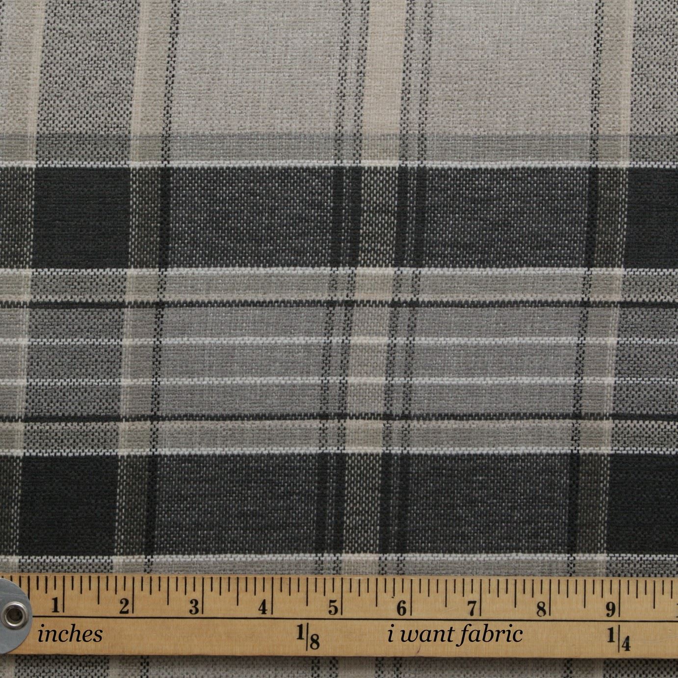 DESIGNER DISCOUNT LINEN LOOK TARTAN CHECK PLAID CURTAIN UPHOLSTERY FABRIC