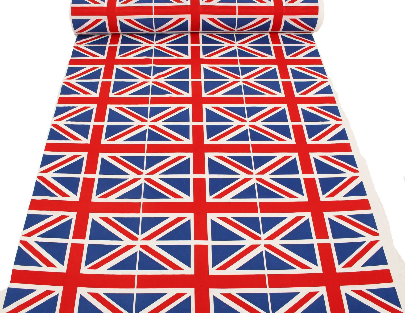 100 COTTON BRITISH FLAG UNION JACK ST CRAFTING PATCHWORK CRAFT
