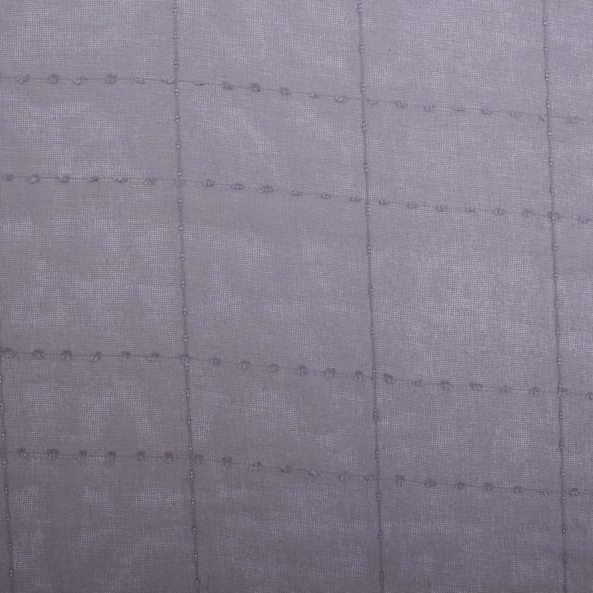 Embroidered Square Check Curtain Netting Voile Kitchen Mesh Window Fabric - Picture 7 of 38