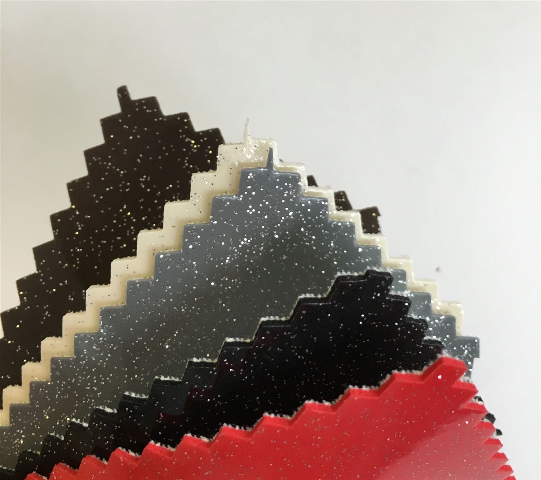 High Gloss Glitter Vinyl Leatherette Fabric Material Sparkle Plastic