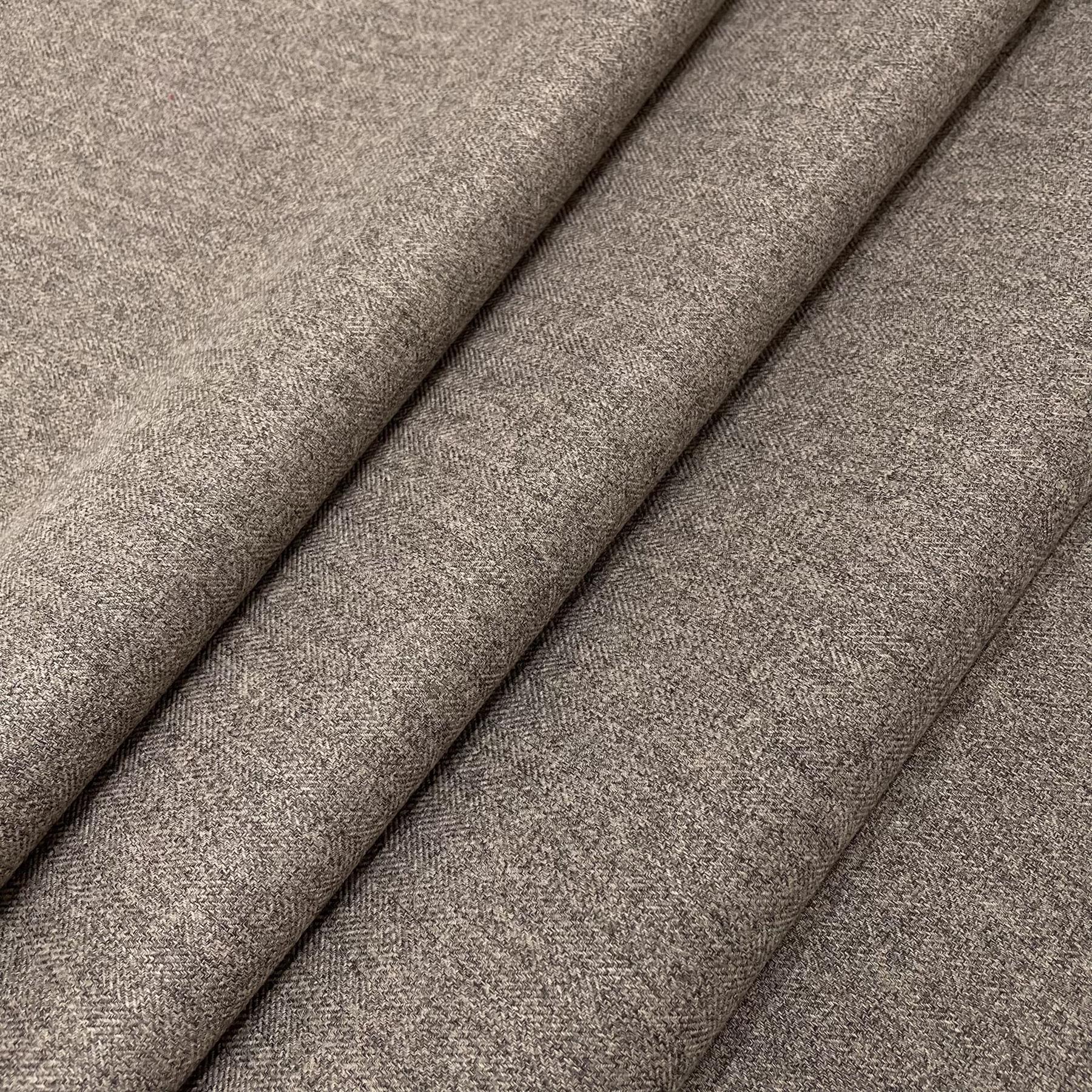 Fire Retardant Rustic Tweed Faux Wool Look Chevron Woven Upholstery Fabric - Picture 37 of 57