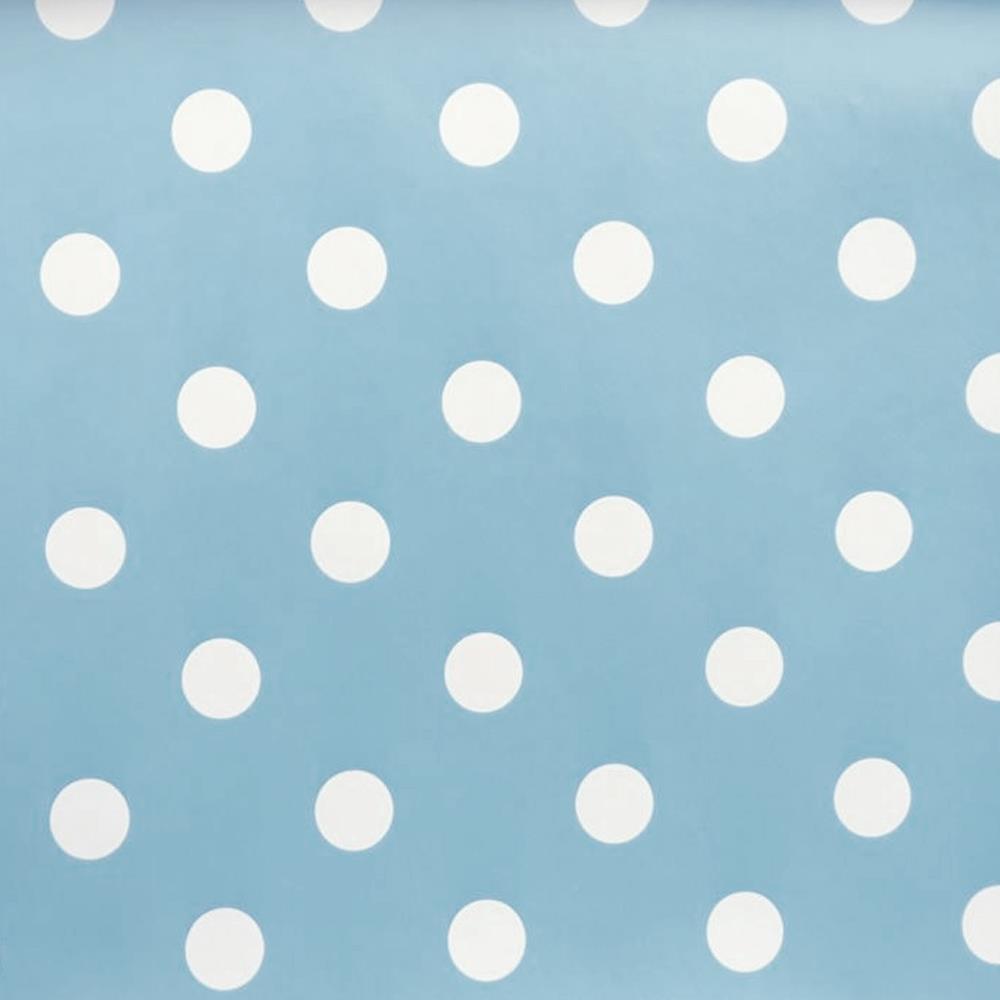 LARGE POLKA DOT SPOT PVC OILCLOTH VINYL FABRIC TABLECLOTH Sold by the Metre eBay
