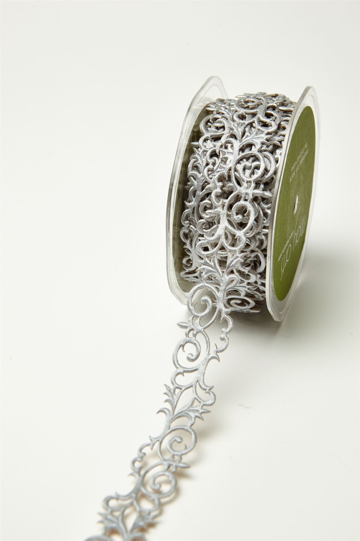 Selbstklebendes Fleur de Lis Schnörkel Geschenkpapier Dekor Band Handwerk Band 7/8" Breite - Bild 6 von 6