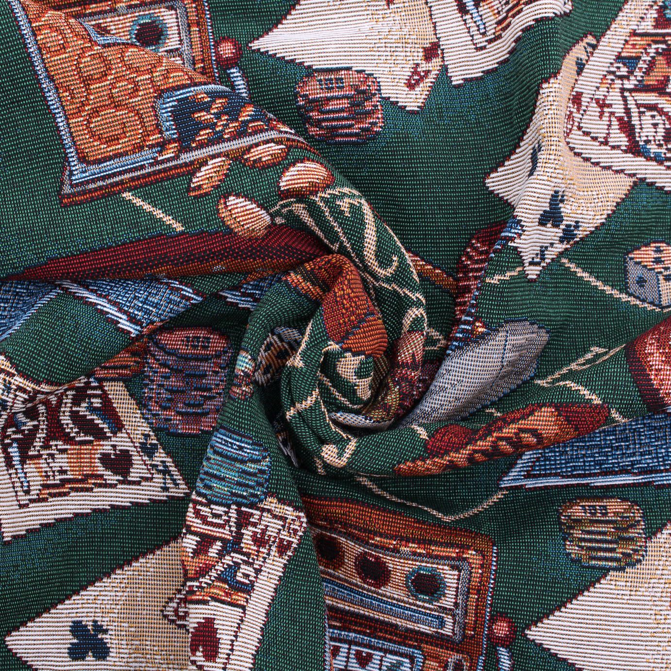 "Tapestry" Upholstery Fabric Floral Flowers Traditional Soft Curtains