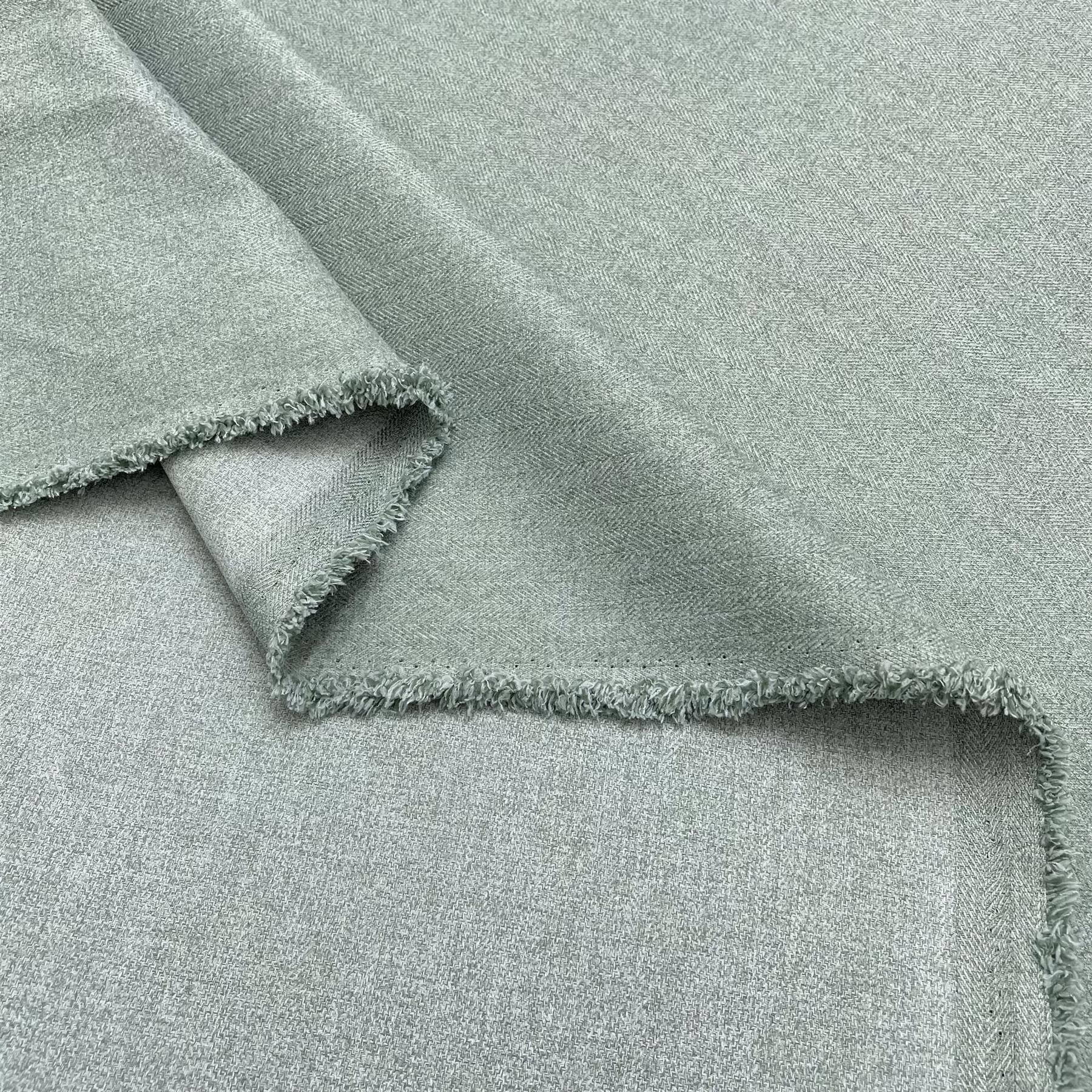 Fire Retardant Rustic Tweed Faux Wool Look Chevron Woven Upholstery Fabric - Picture 26 of 57