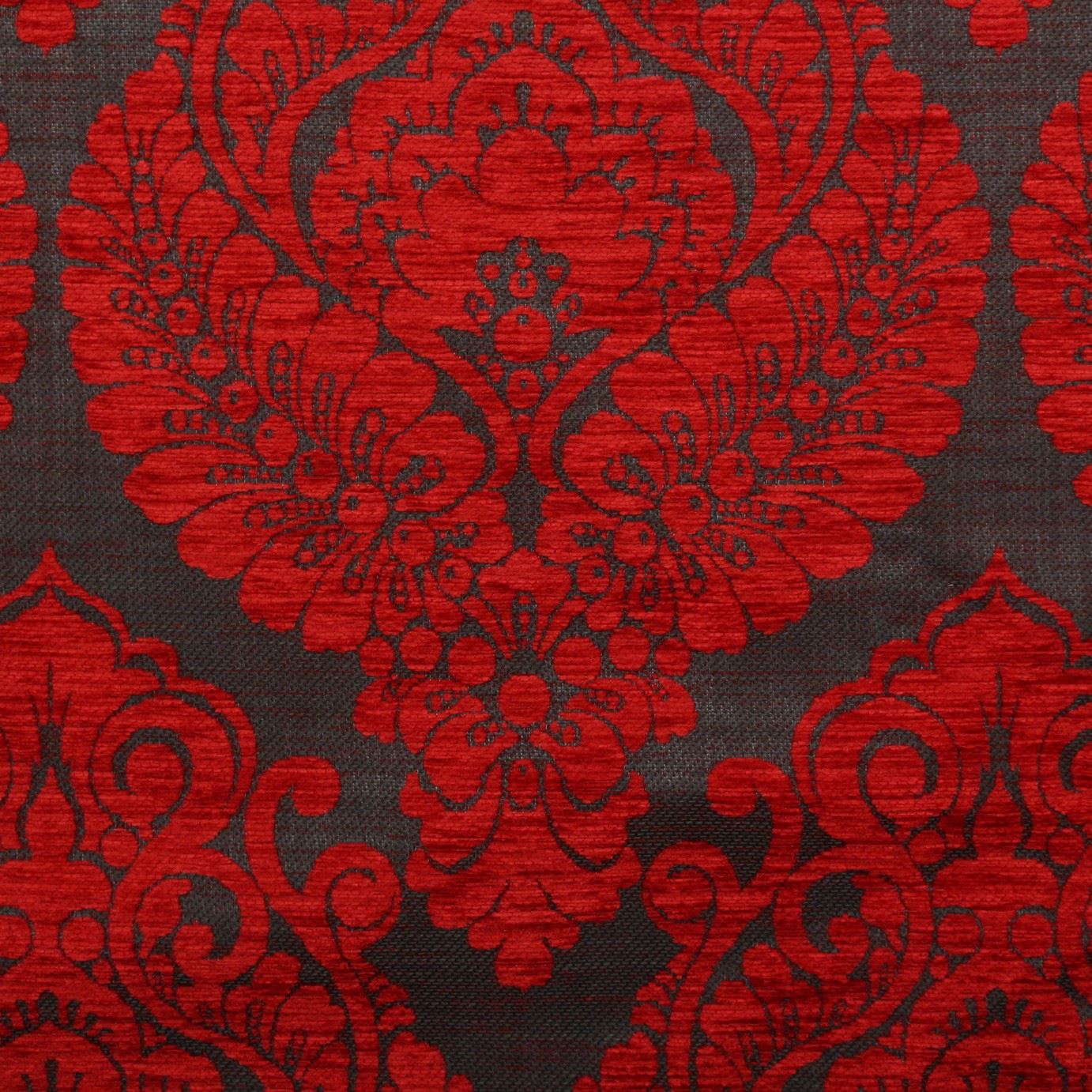 HEAVY WEIGHT VELVET CHENILLE FLORAL DAMASK DFS SOFA CUSHION UPHOLSTERY