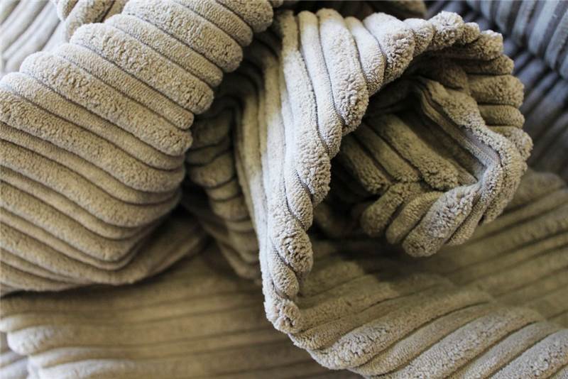 LUXURY SOFT VELVET HIGH LOW JUMBO CORD UPHOLSTERY SOFA CUSHION FABRIC MATERIAL - Picture 30 of 57