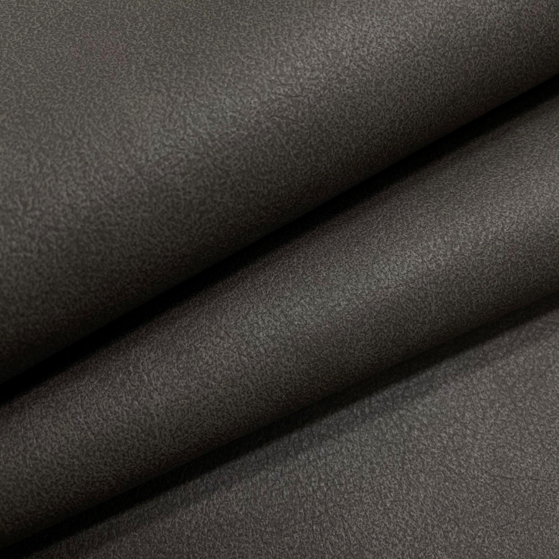 Distressed Mottled Plain Faux Leather Sofa Seating Upholstery Fabric - Picture 16 of 32