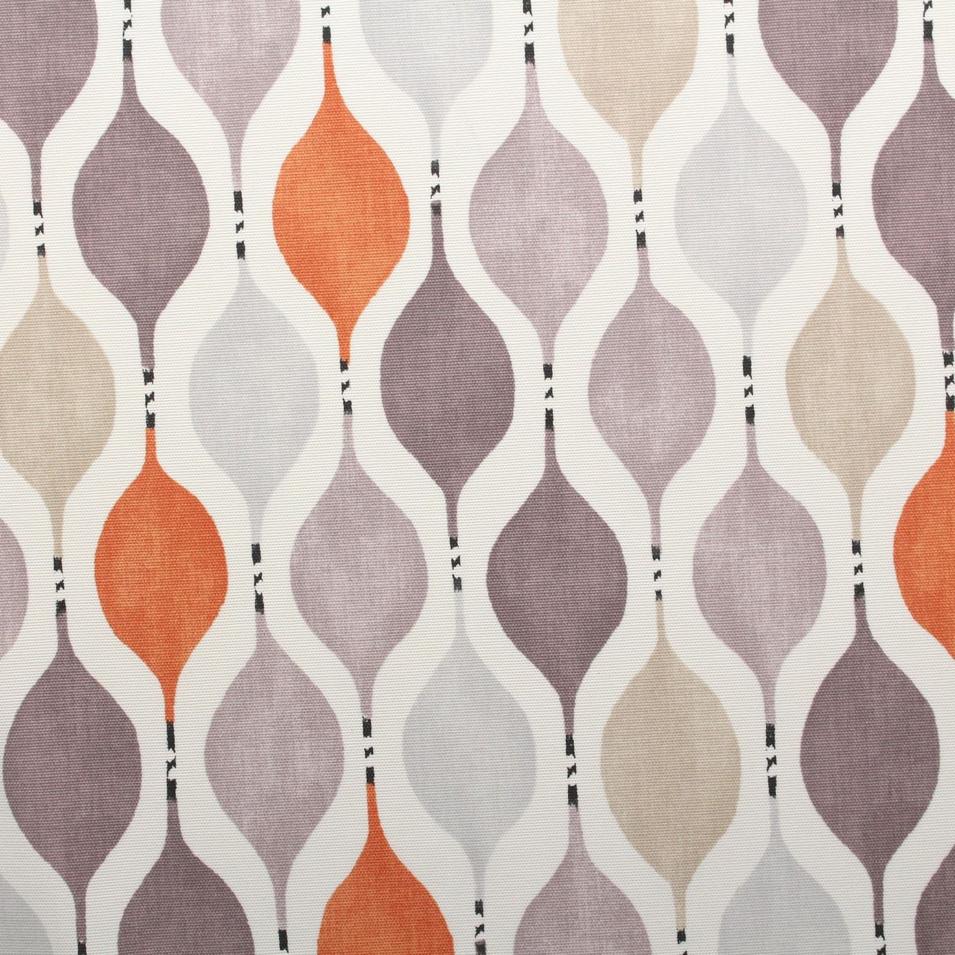 Hour Glass Retro Cotton Panama Print Curtain Blinds Cushion Upholstery