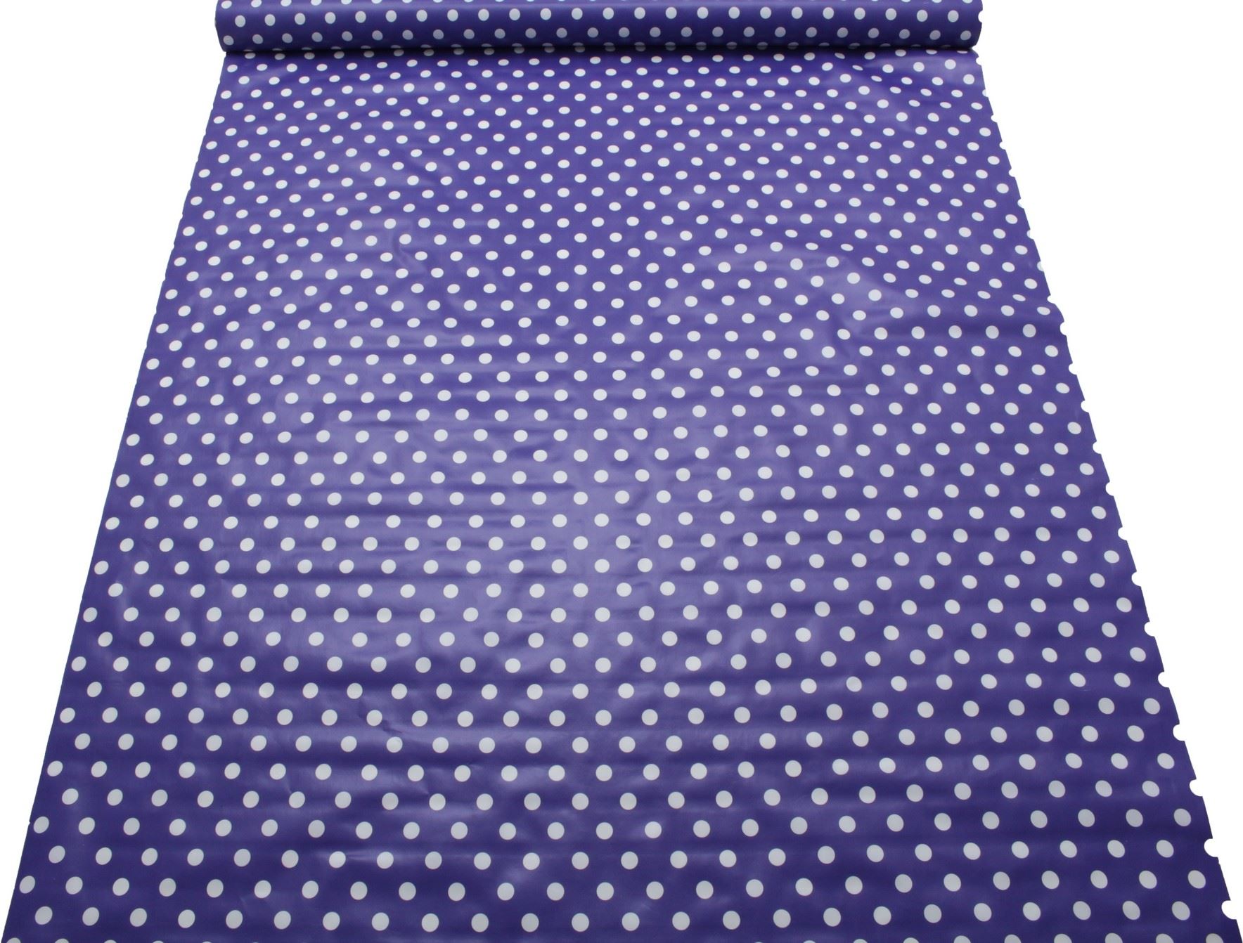 FLORAL GINGHAM POLKA DOT PRINT PVC COATED COVERING TABLECLOTH OILCLOTH