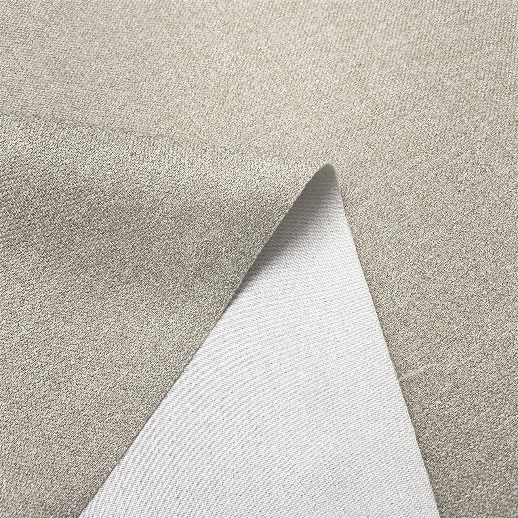 Malbec Linens Soft Plain Linen Look Heavy Furnishing Upholstery Fabric - Picture 25 of 120