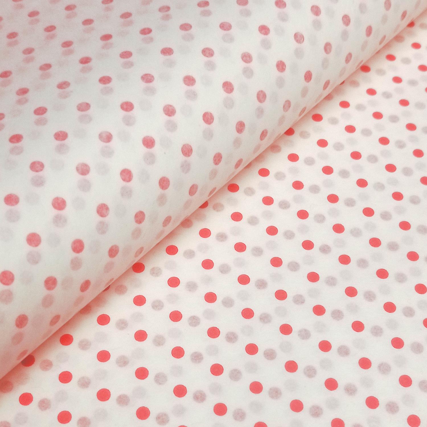 Large Purple Tissue Paper Sheets - Acid Free 50x75cm Plain & Polka Dot Mix