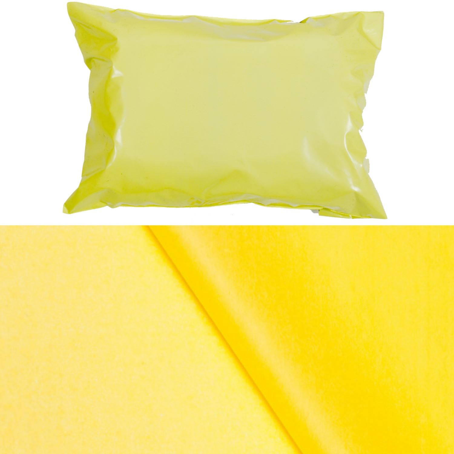 Coloured Tissue Paper & Mailing Bag Mix Pack Polythene Post Gift