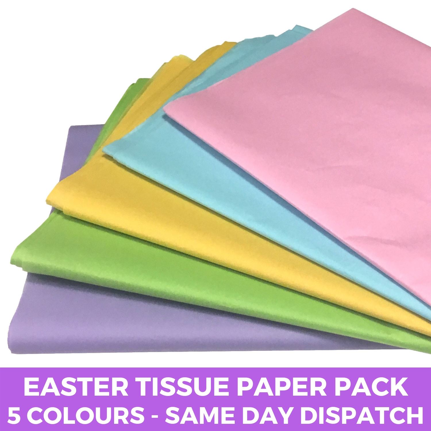 TISSUE PAPER SHEETS GIFT PRESENT WRAPPING PARTY ACID FREE ARTS CRAFTS 50x75cm