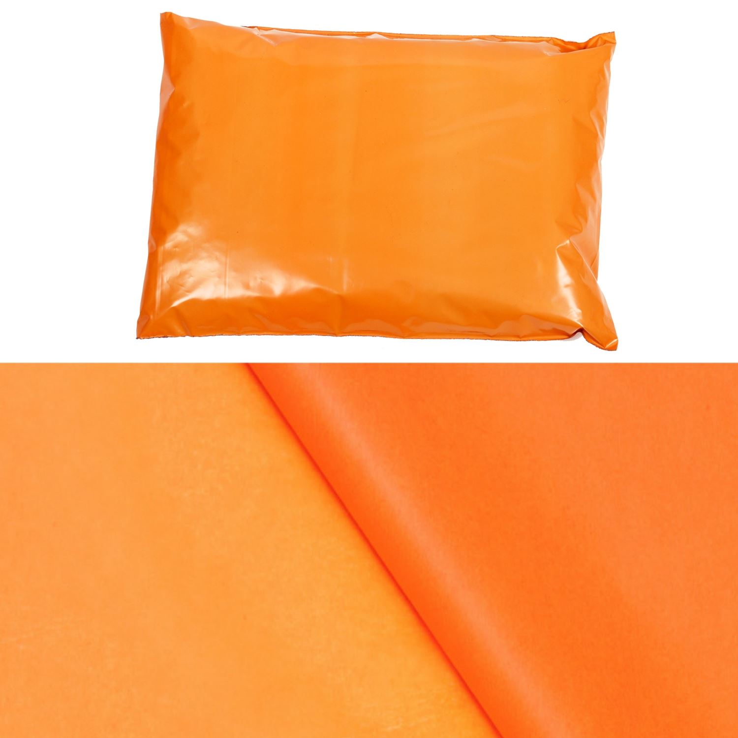 Coloured Tissue Paper & Mailing Bag Mix Pack Polythene Post Gift