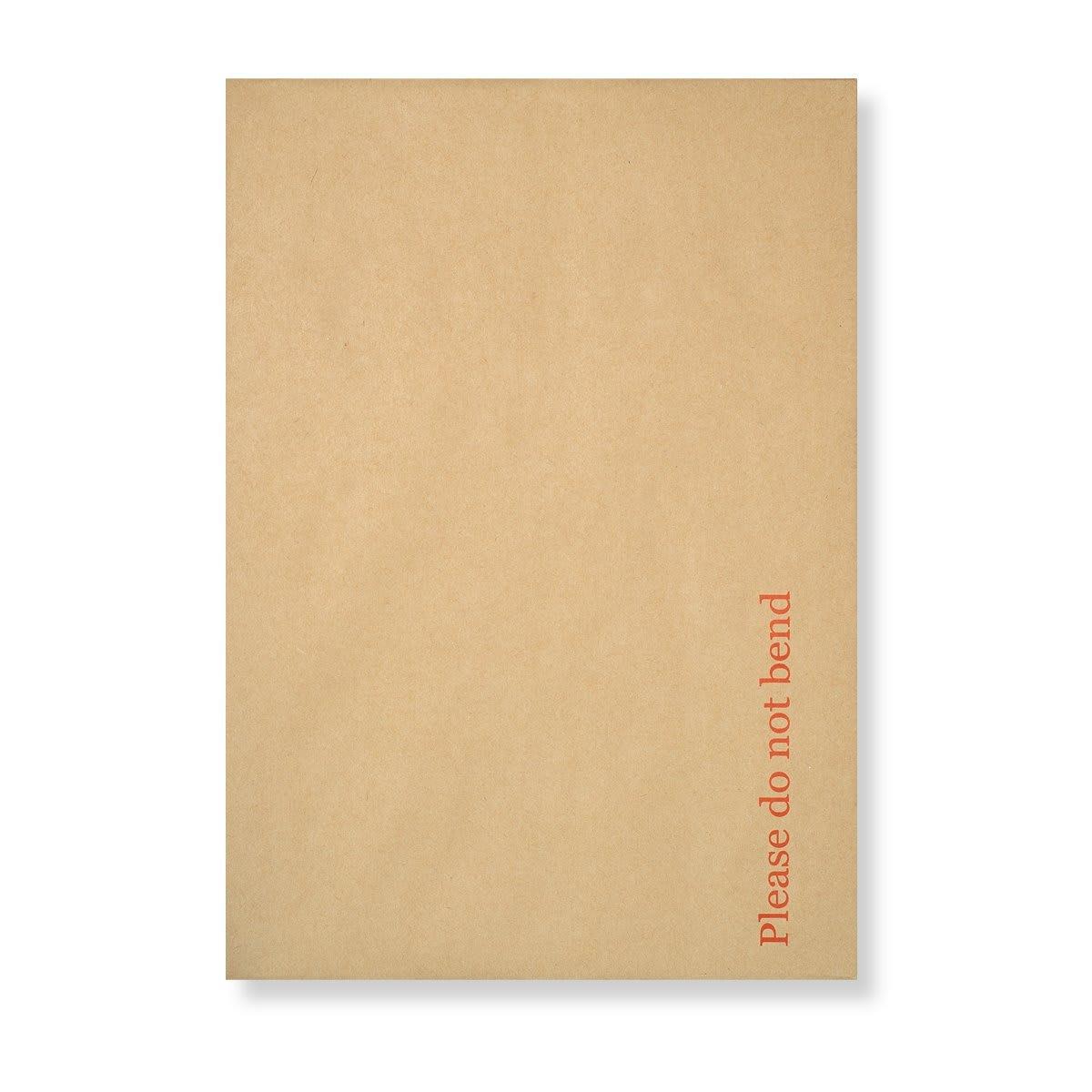 Hard Board Backed Envelopes - Please Do Not Bend C6 C5 C4 C3 Manilla Brown Card
