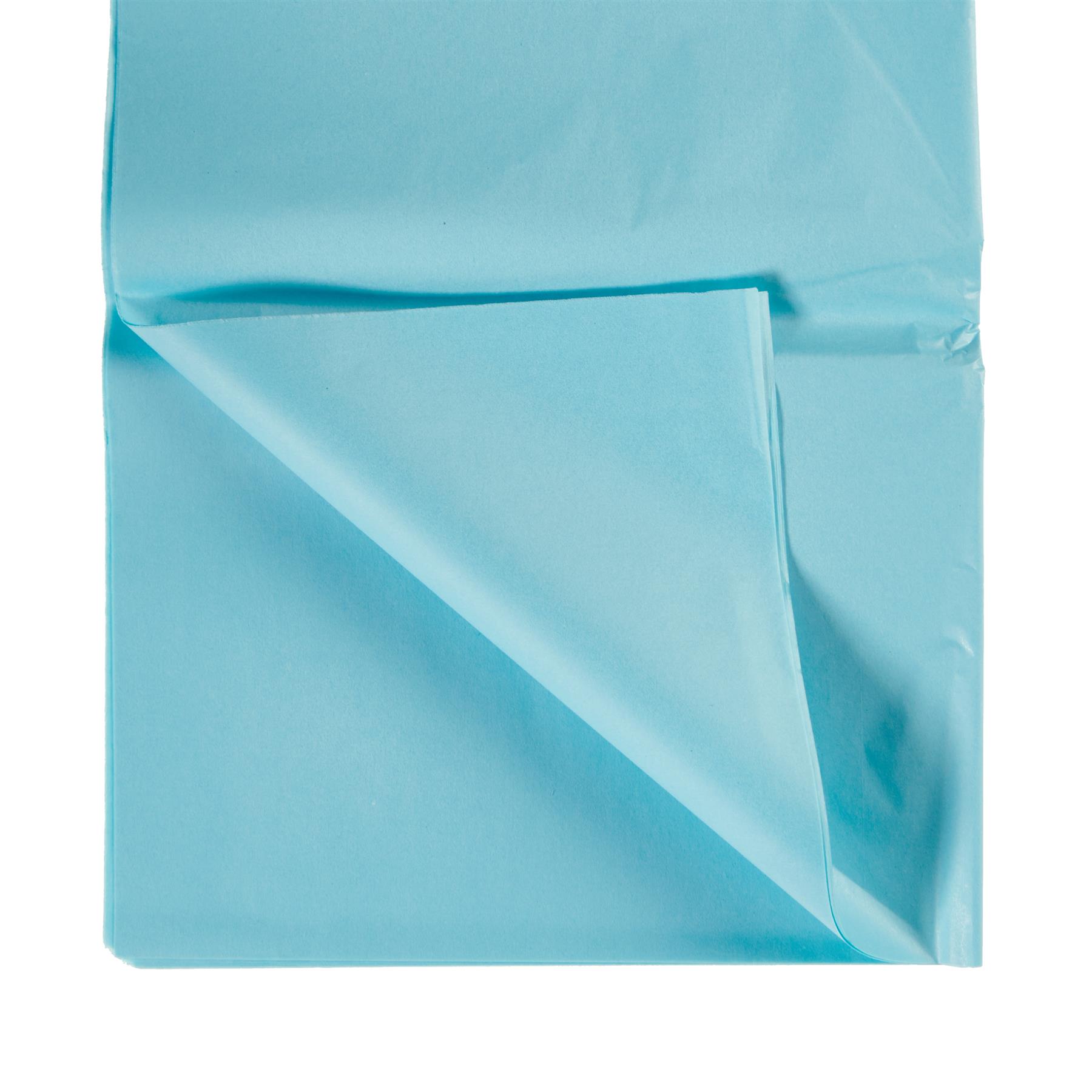Blue Tissue Paper Sheets - Large Acid Free 50x75 Plain & Printed Polka Dot