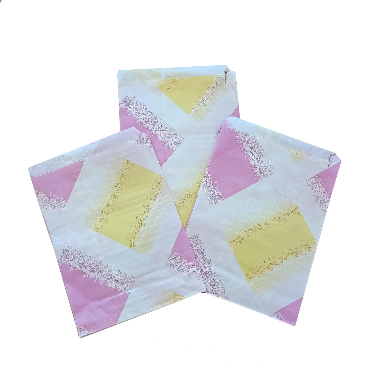 Diamant Papier Süßigkeiten Tüten - Gastgeschenk Süßigkeiten Geschenk Shop Party - klein 5" x 7" bedruckt - Bild 2 von 2