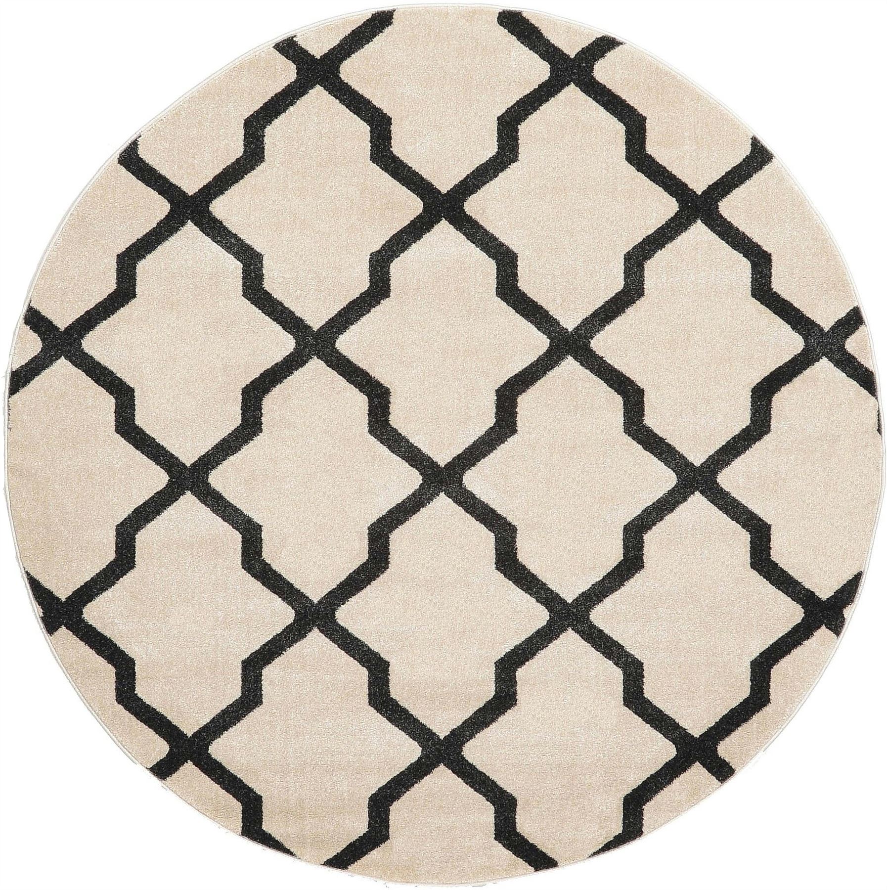 Trellis Moroccan Geometric Design Area Rug Modern contemporary Carpet