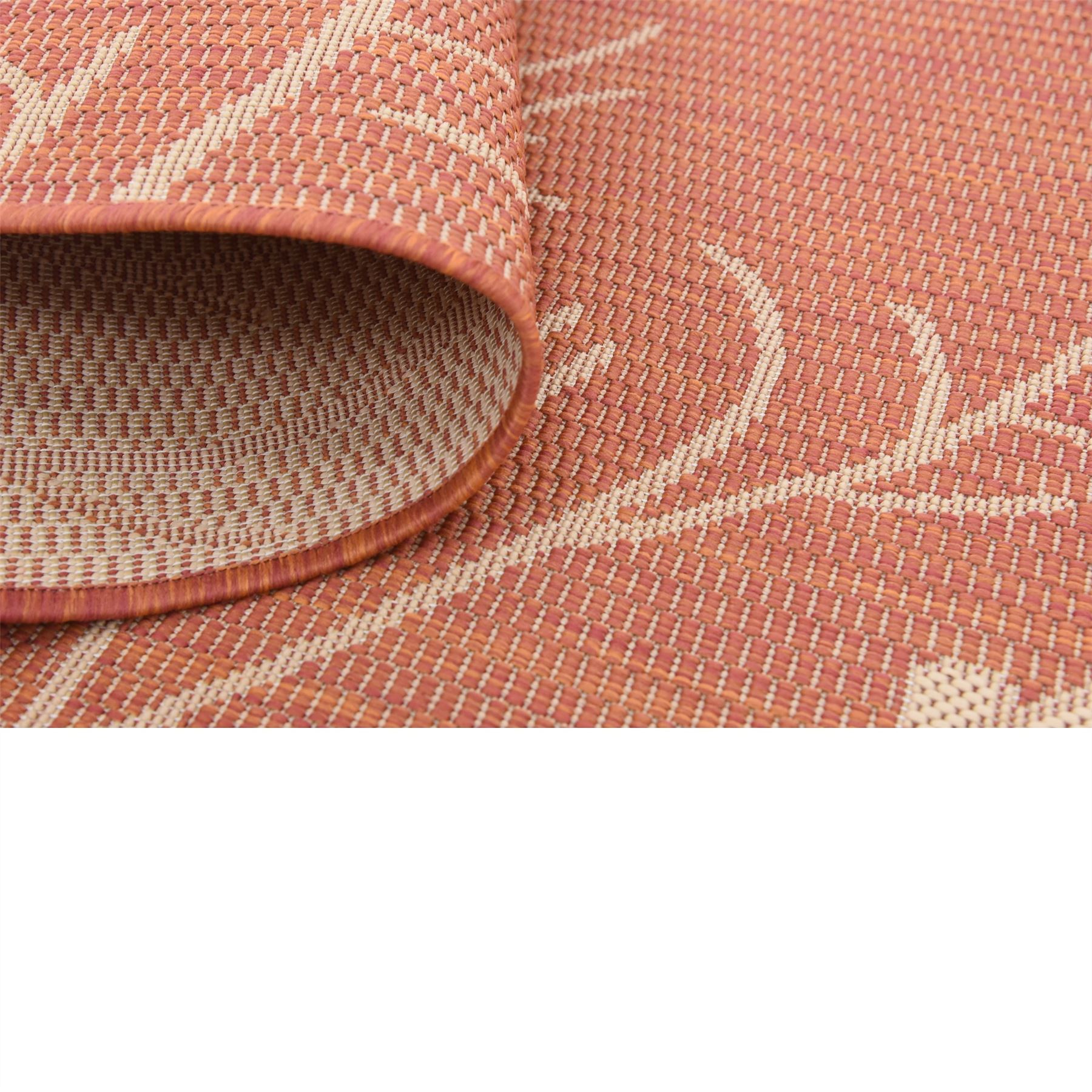 Fringeless Modern Thin Hard Outdoor Indoor Area Rug Contemporary Carpet