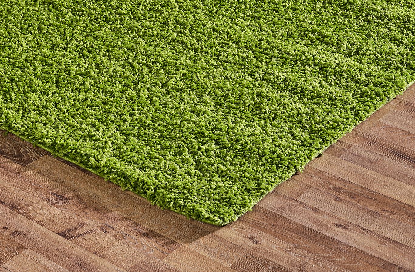 Green Shaggy Rug Warm Soft Carpet Fluffy Modern Carpets Contemporary