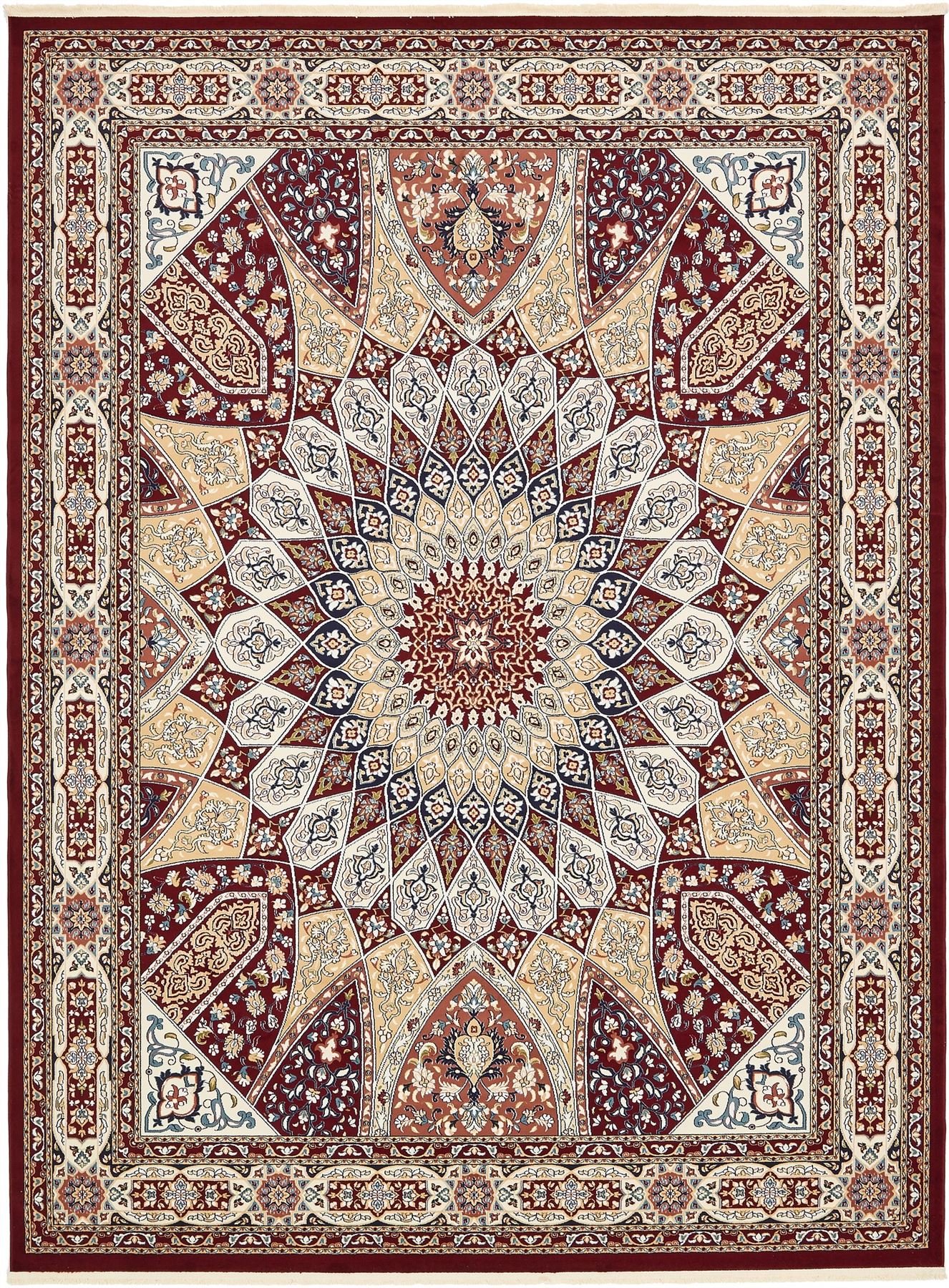 Persian Design Nain Area Rug Traditional Oriental Soft Carept Large