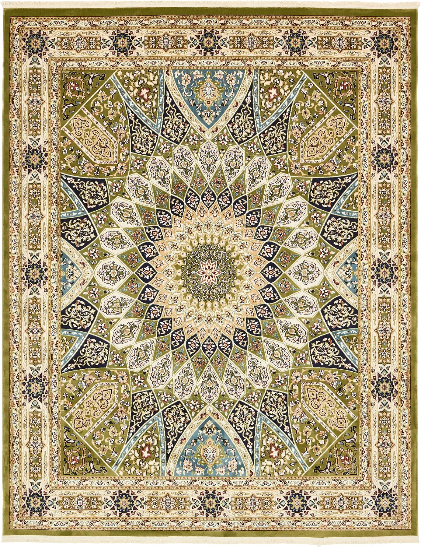 Persian Design Nain Area Rug Traditional Oriental Soft Carept Large