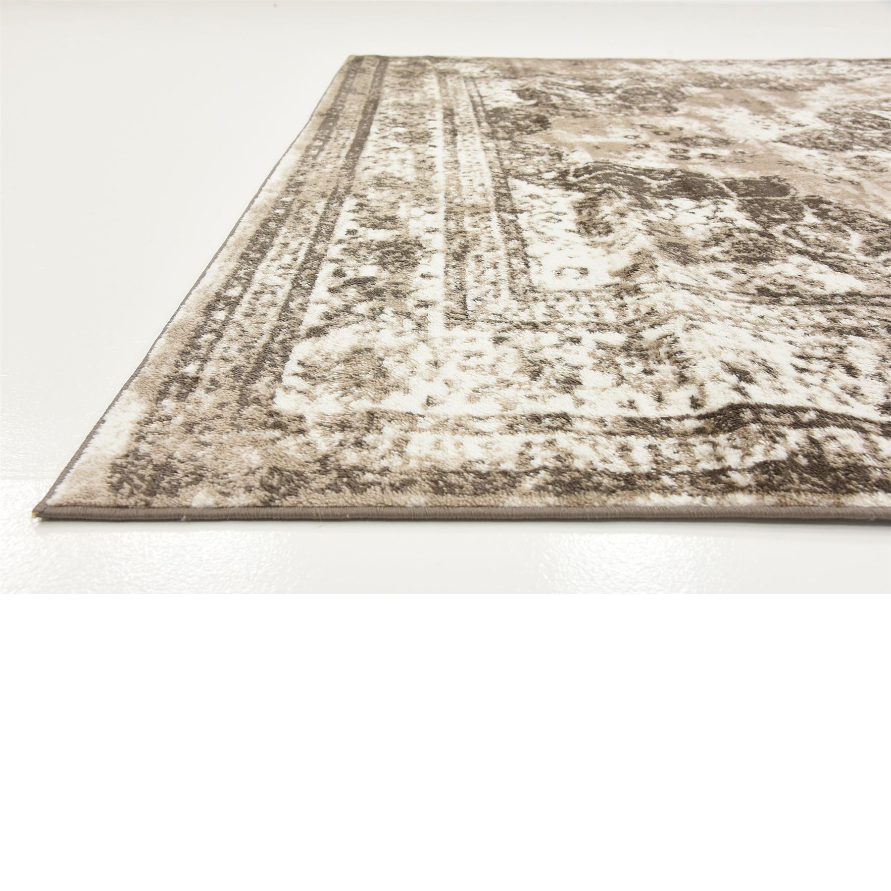 Traditional Inspired Persian Faded Transitional Area Rug Multi Color