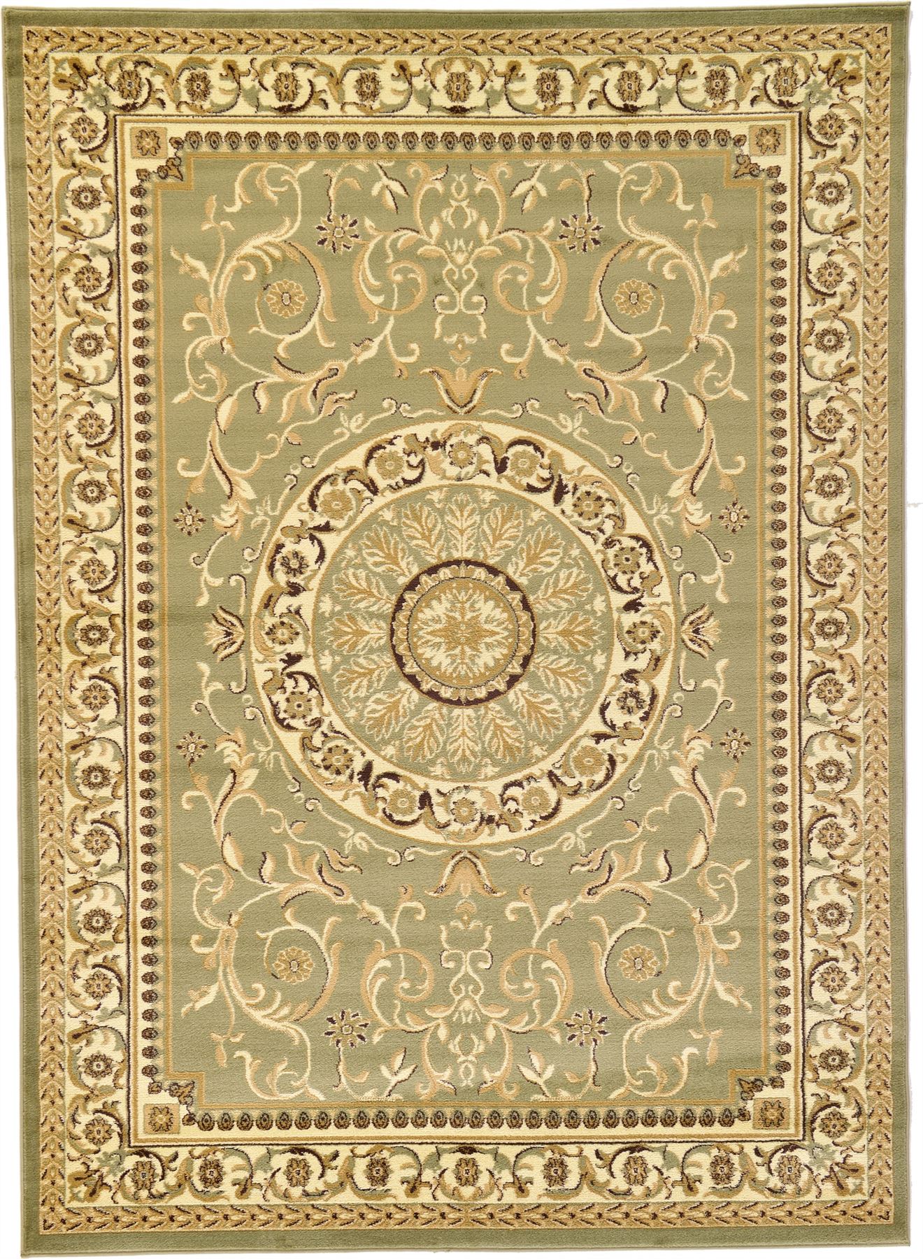 Traditional Persian Style Area Rug Oriental Large Round Carpet Soft