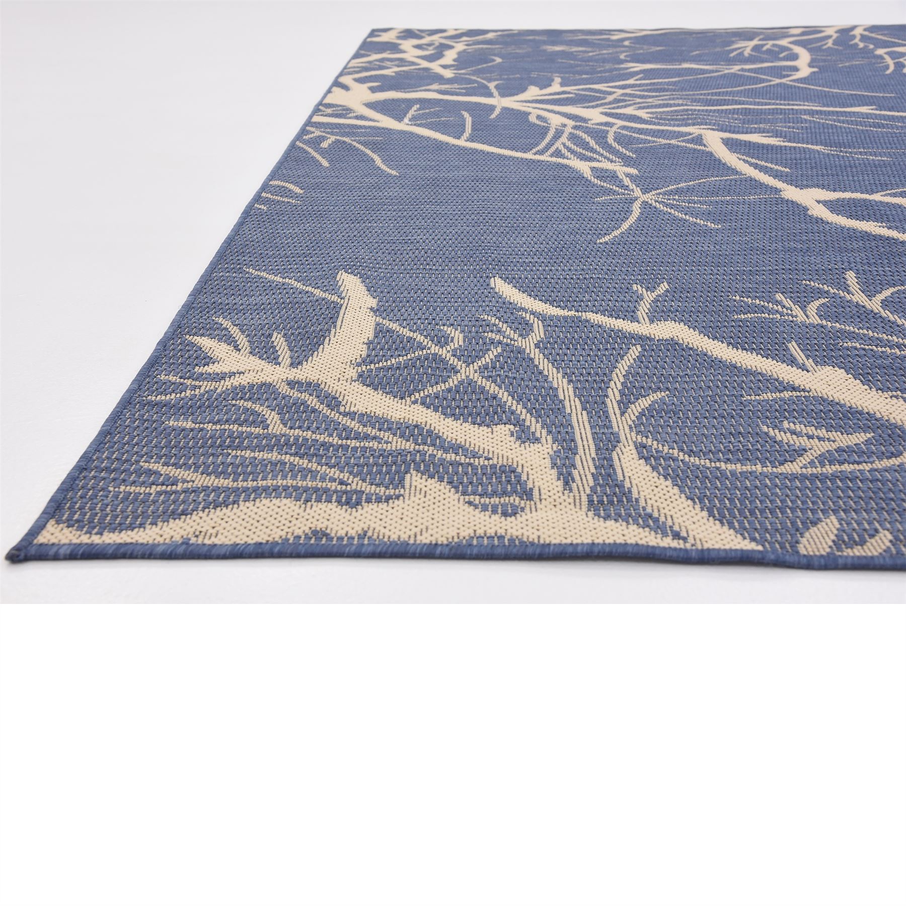 Fringeless Modern Thin Hard Outdoor Indoor Area Rug Contemporary Carpet