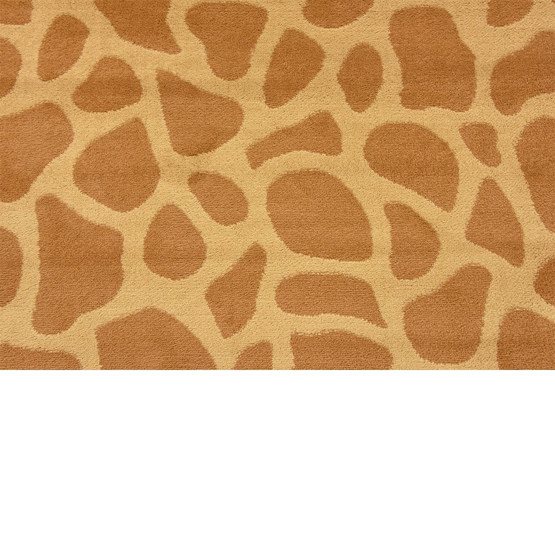 Giraffe Skin Modern Safari Style Area Rug Contemporary Kids Design