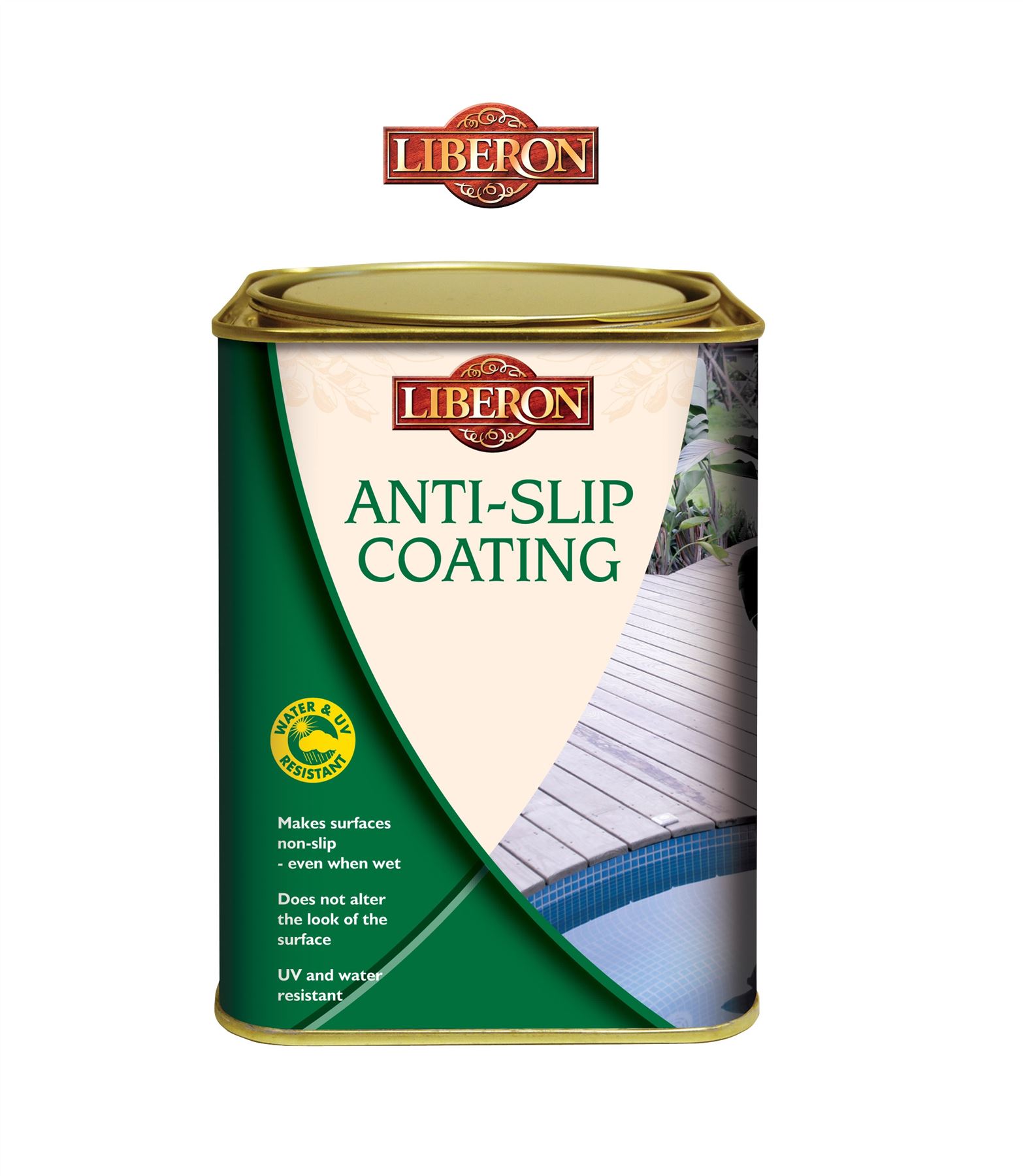 Liberon Anti Slip Coating for Wood, Concrete, Paving & Stone 1 Litre