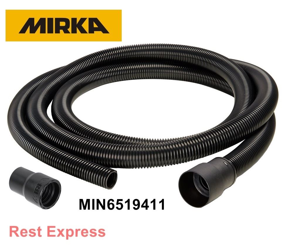 MIRKA FLEXIBLE ANTISTATIC HOSE 27mm x 4m & Connector for DEROS/DEOS/LEROS/PROS eBay