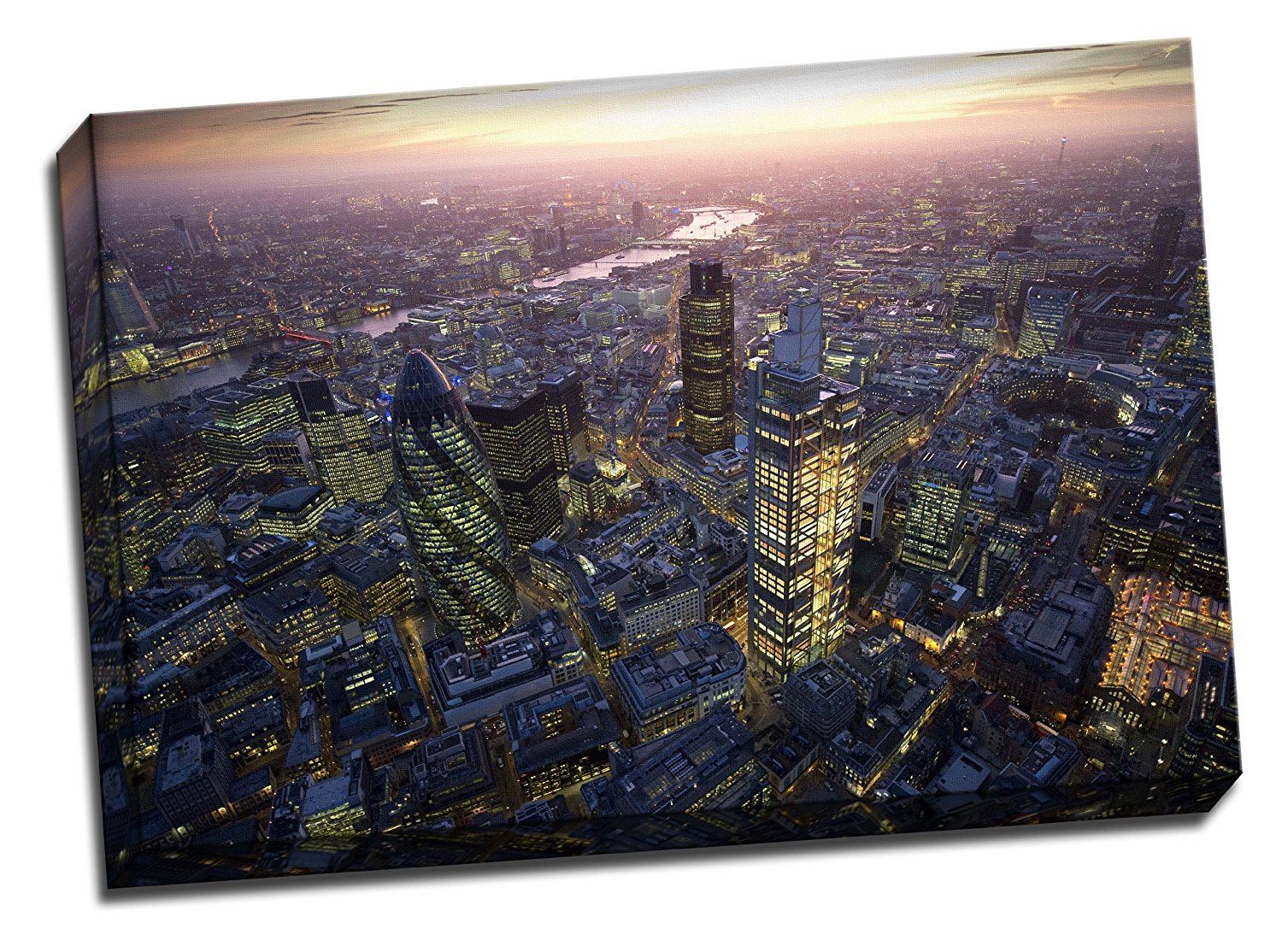 London Skyline Canvas Print Wall Art 30x20" A1 eBay