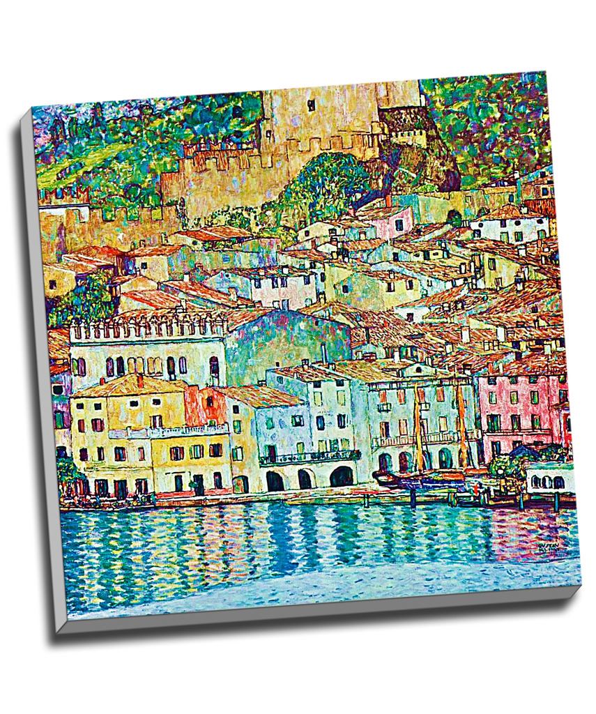 20/"x20/" Canvas Art Malcena at the Gardasee by Gustav Klimt