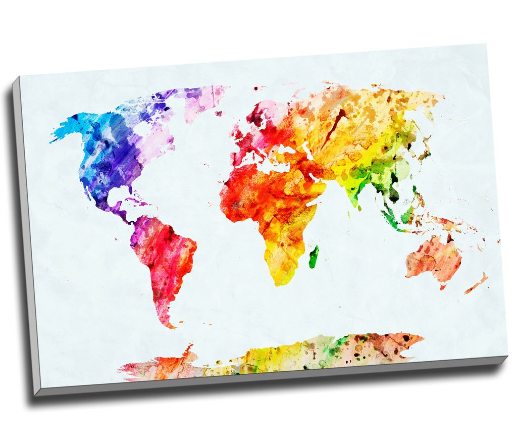 LARGE ABSTRACT PAINTING ON CANVAS WALL ART A1 30/" x 20/"