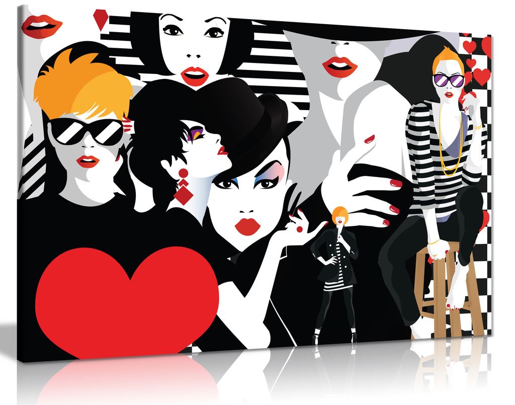 Fashion Pop Art Canvas Wall Art Picture Print eBay
