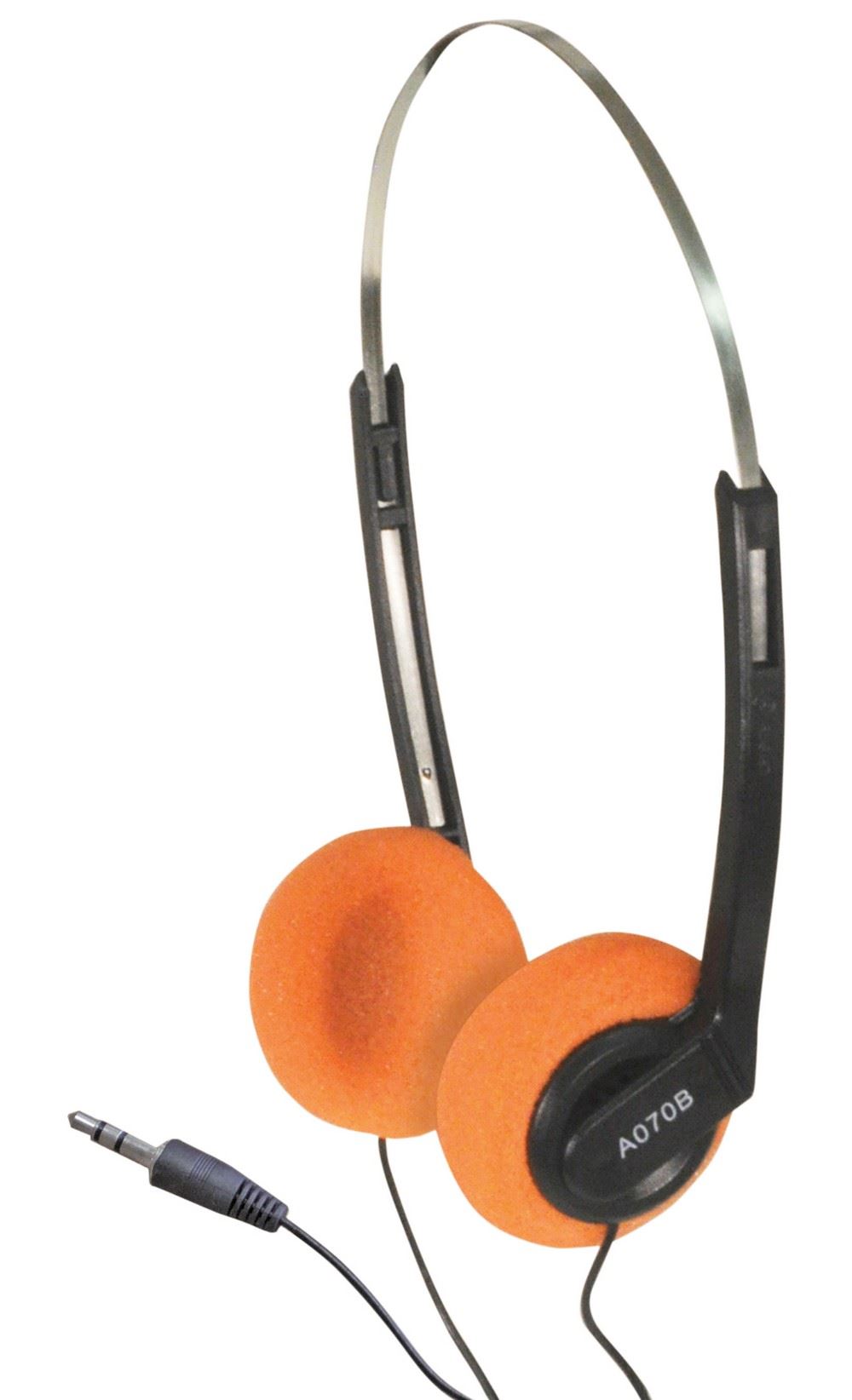 Auriculares estéreo ligeros SoundLAB con almohadillas naranjas - Imagen 1 de 2