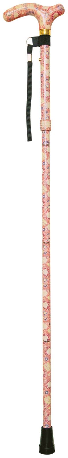 Aidapt Deluxe Folding Walking Cane (colour Printemps) - Picture 1 of 5