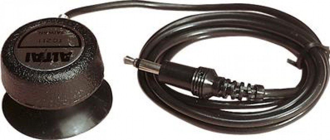 Bobina negra para pastilla de teléfono con micrófono sensible - Imagen 1 de 2