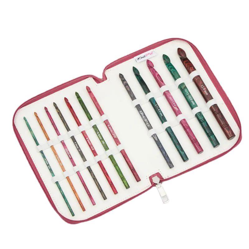 Juego de ganchos de ganchillo KnitPro Dreamz Wood Grande/De lujo de un solo extremo - Imagen 5 de 7