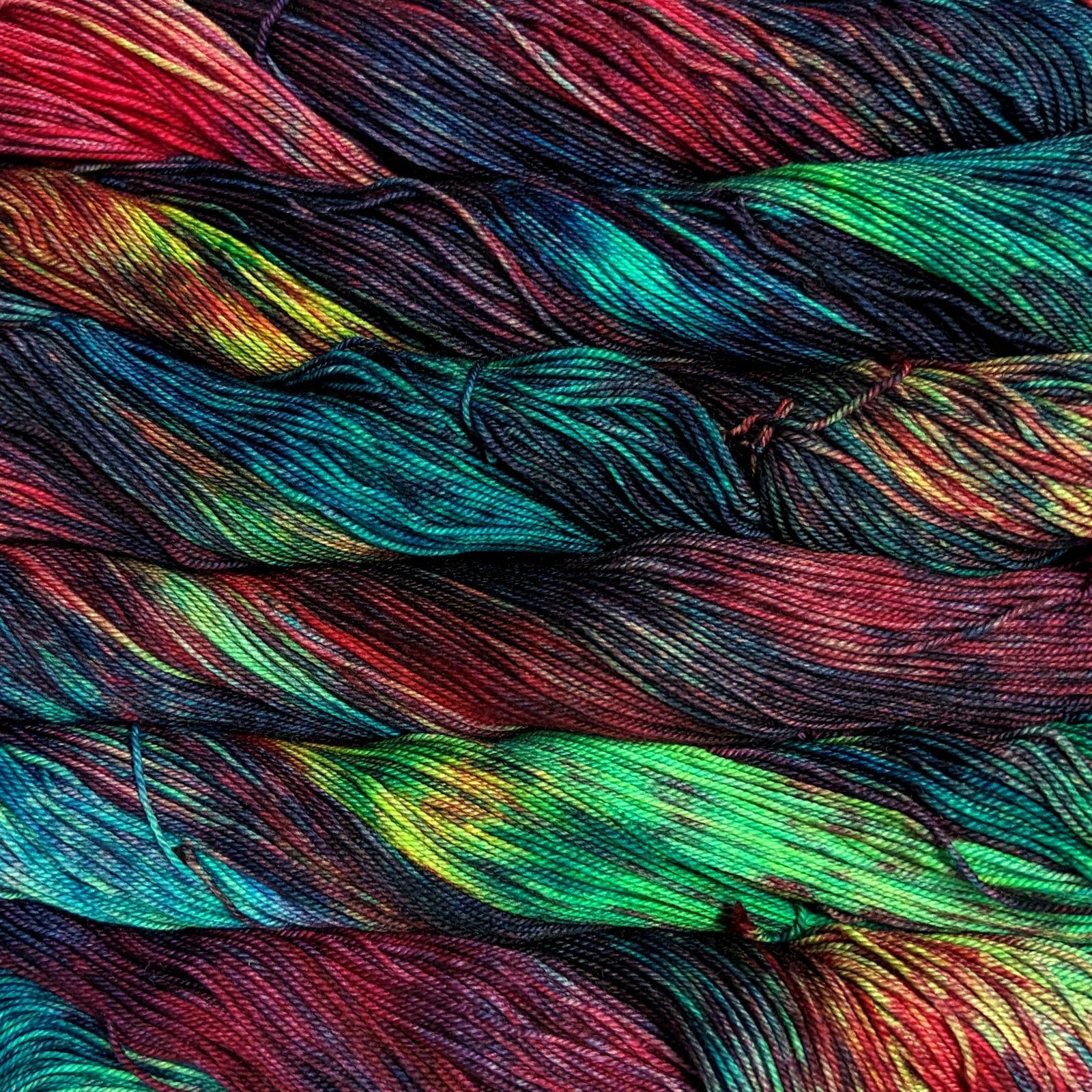 Calcetín Malabrigo Superwash Merino teñido a mano hilo de tejer lana 100 g gama completa - Imagen 13 de 81