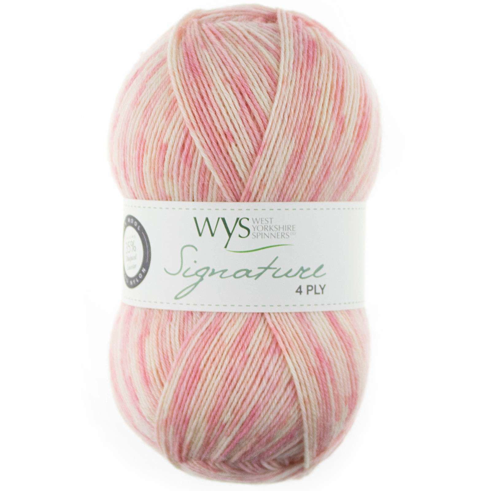 806 English Rose West Yorkshire Spinners Signature 4 Ply Yarn Wool 100g