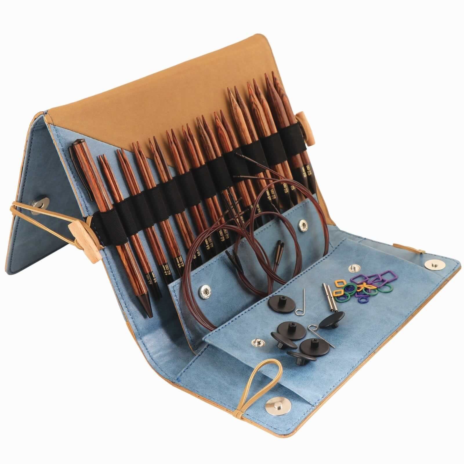 KnitPro Ginger Wood Regal Deluxe austauschbares Rundstricknadel-Set - Bild 10 von 11