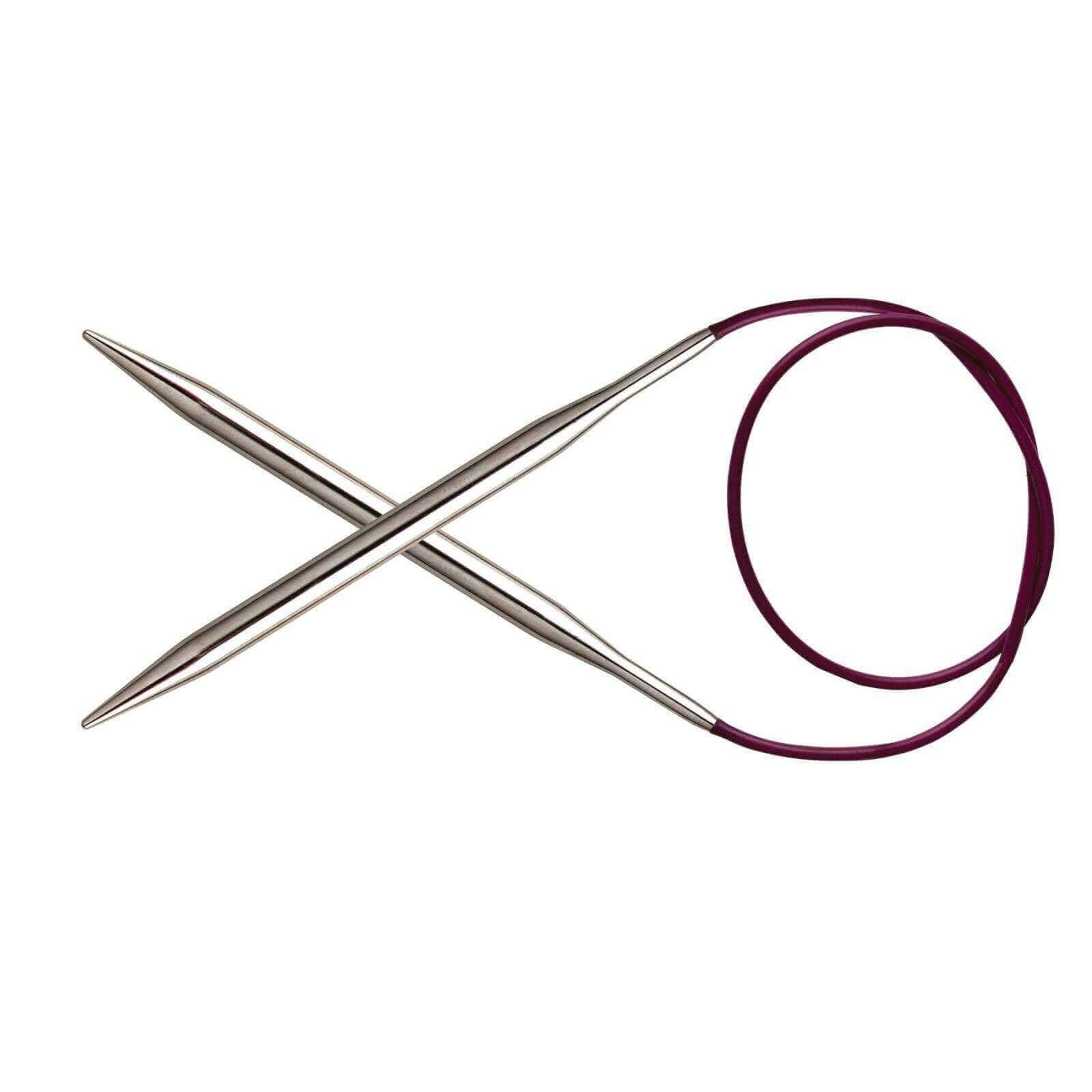 KnitPro Nova Metal Fixed Circular Knitting Needles 40cm Length eBay